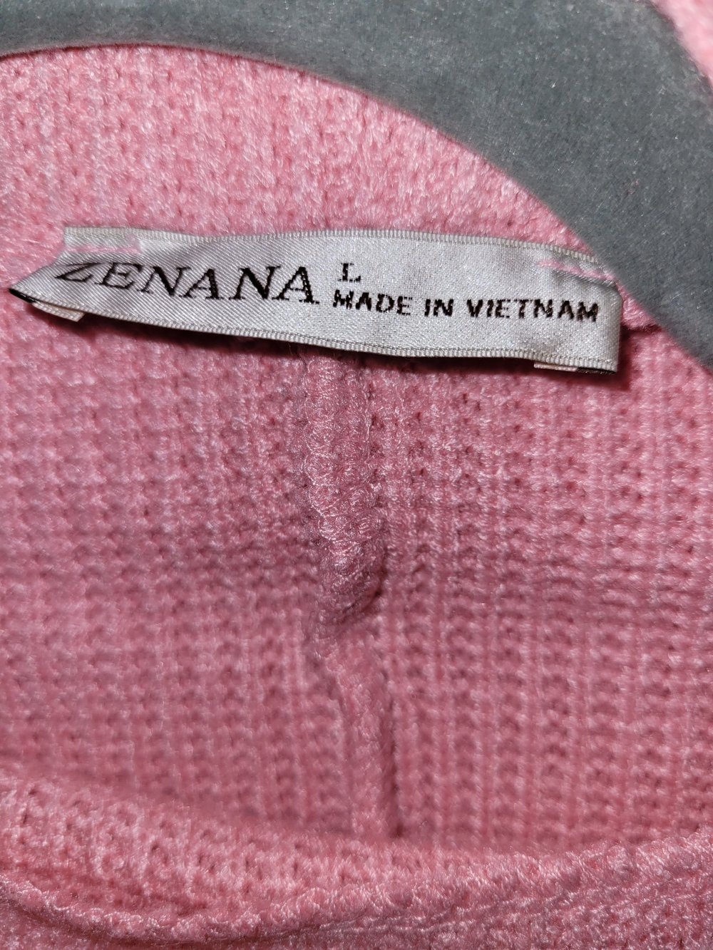 Zenana Outfitters Ribbed Two-Piece Lounge Set - Dusty Pink - Picture 4 of 6